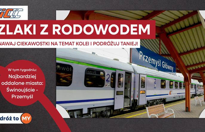 Szlaki z Rodowodem. Promocja na pociągi między Przemyślem i Świnoujściem