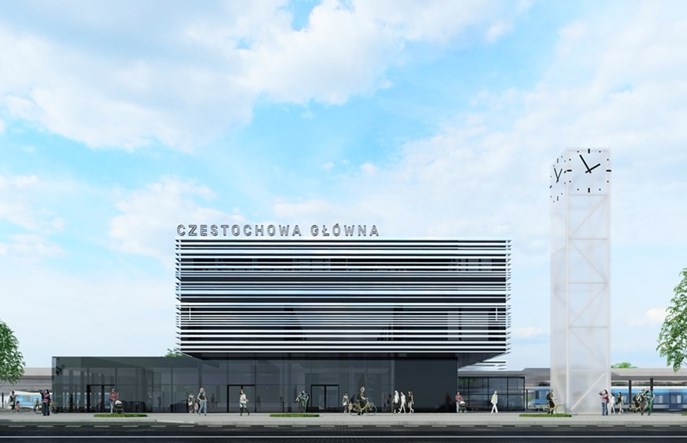 Przebudowa dworca PKP Częstochowa na kolejnym etapie