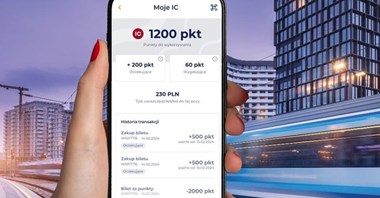 Moje IC: PKP Intercity pokazują regulamin programu lojalnościowego