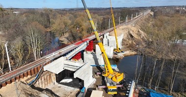 Linia 202. Dwa tory od Słupska do Lęborka później. Przez zimę