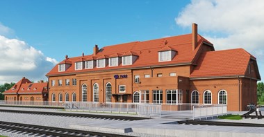 Przebudowa dworca w Pasłęku wkracza w kolejny etap