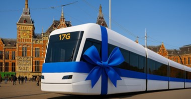 Amsterdam na tramwajowych zakupach 