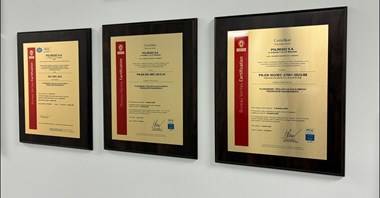 POLREGIO z renomowanymi certyfikatami ISO