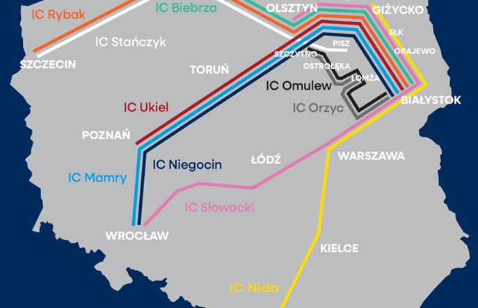 PKP Intercity: Nowe pociągi przez Giżycko