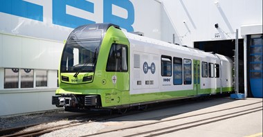 Stadler pokazuje pierwszy wąskotorowy pociąg na wodór