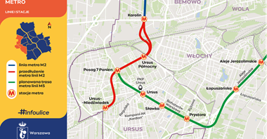 Warszawa. Co nowego na budowie metra linii M2?