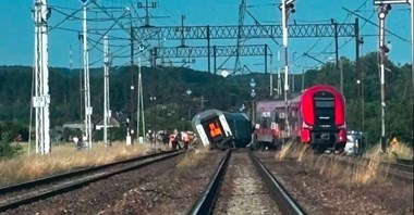 Białośliwie. Zderzenie składów POLREGIO i PKP Intercity