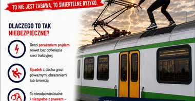PLK: Surfing na dachu to śmiertelne ryzyko 