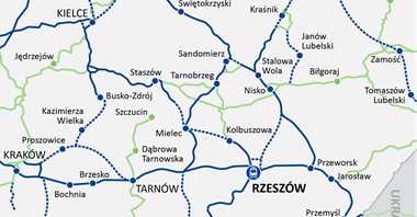 ZSK skróci dojazd z Warszawy do Rzeszowa do 2 godzin 