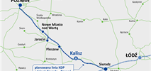Szybciej z Kalisza do Poznania i Warszawy. Prace nad linią KDP przez Kalisz nabierają tempa