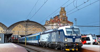 České dráhy ze wszystkimi lokomotywami od Siemensa. 50. Vectron na 230 km/h już w Pradze