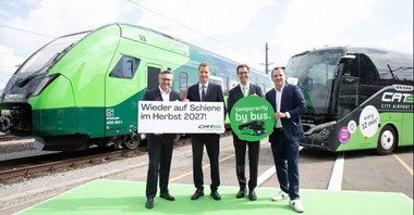 Stadler pokazuje KISS-a do obsługi wiedeńskiego lotniska