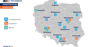 PKP Intercity zbuduje nowe zaplecza w Poznaniu i Bydgoszczy
