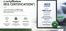 MMR Group TransComfort ponownie z certyfikatem IRIS