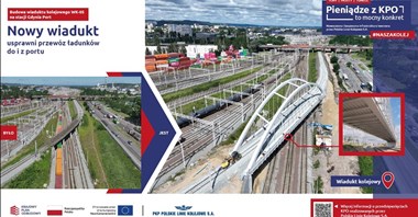 PKP PLK: Towary do portu w Gdyni pojadą nowym wiaduktem