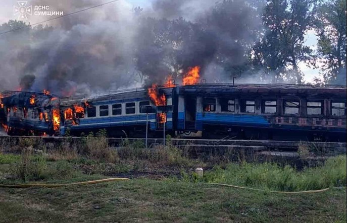 Rosjanie zaatakowali pociąg relacji Kijów - Warszawa