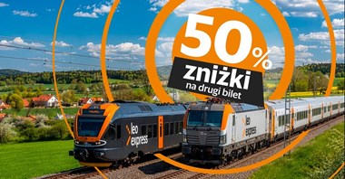 Drugi bilet za pół ceny. Leo Express zaczyna promocję 1+50%