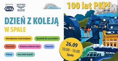 Dzień z Koleją w Spale z okazji jubileuszu 100-lecia PKP
