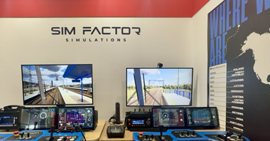SIM Factor na InnoTrans: Jeszcze lepsza grafika i nowy symulator drona razem z pociągiem