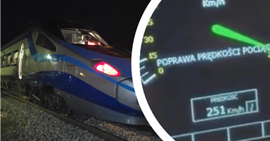 PKP PLK kończy testy  GSM-R na CMK. Pendolino bliżej 250 km/h 