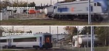 Poznań. Cysterna utknęła na przejeździe kolejowym, sekundy dzieliły od katastrofy [wideo]