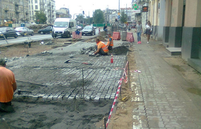 Warszawa: To nie wina brukarzy, plany ws. Targowej nieaktualne