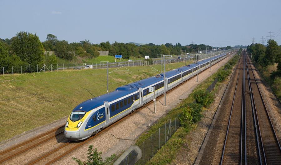 Pociąg Eurostaru na testach w Holandii Pociąg Eurostaru na testach w Holandii