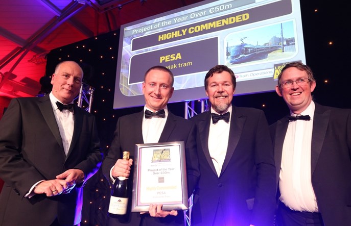 Pesa wyróżniona w Londynie za Krakowiaka 