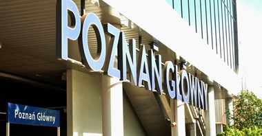 Groźnie w tunelu pod dworcem Poznań Główny