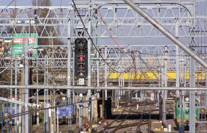 Próba kradzieży sieci trakcyjnej na CMK w biały dzień
