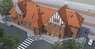 Dworzec w Pszczółkach do przebudowy. Sześć ofert [wizualizacje]