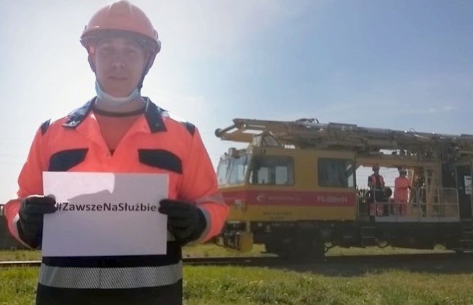Pracownicy kolei #ZawszeNaSłużbie