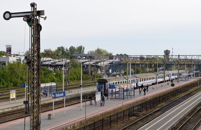 TLK Hańcza z 69-minutowym postojem w Białymstoku