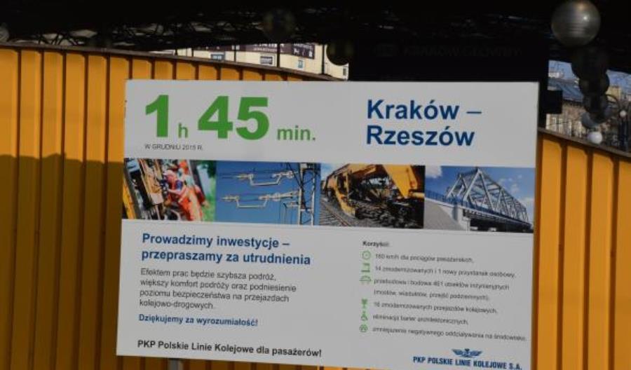 Od grudnia 160 km/h z Krakowa do Rzeszowa Od grudnia 160 km/h z Krakowa do Rzeszowa