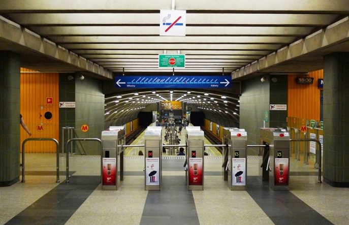 Strefy bramek biletowych na I linii metra do przebudowy