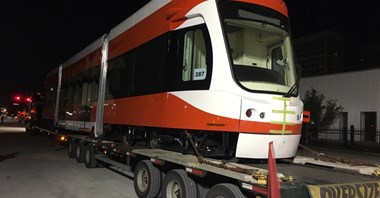 Pierwszy tramwaj Qline w Detroit