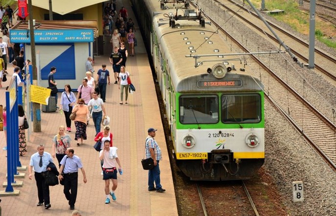 Wypadek spowodował duże utrudnienia na linii Warszawa – Grodzisk