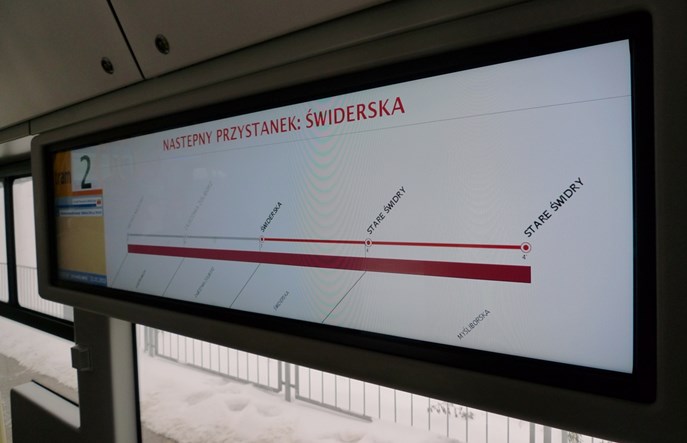 Tramwaje Warszawskie poprawiają informację w Swingach