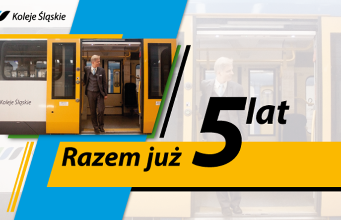 W weekend atrakcje z okazji pięciolecia Kolei Śląskich