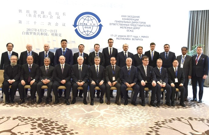 Prezesi polskich i europejskich spółek kolejowych w Mińsku