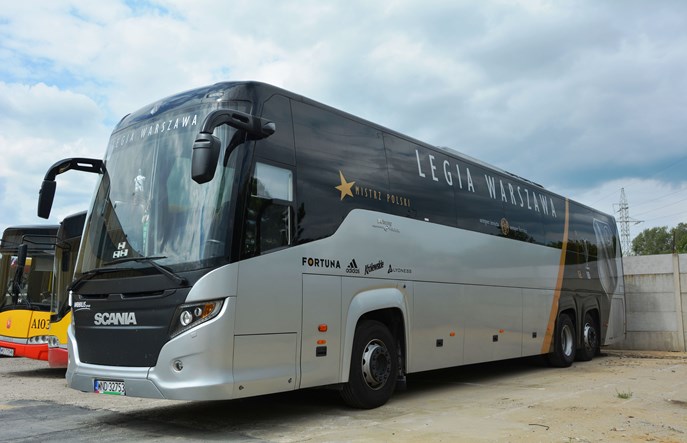 Legijny autokar od Mobilisu zawsze z drużyną. Od dwóch lat
