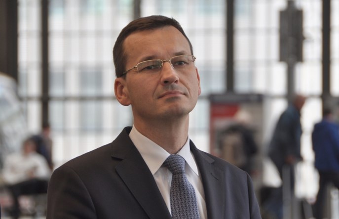 Minister Morawiecki dotarł Flirtem do Kielc