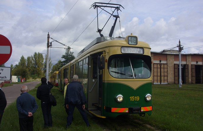 Łódź. Używane GT8N z Helsinek już w ruchu