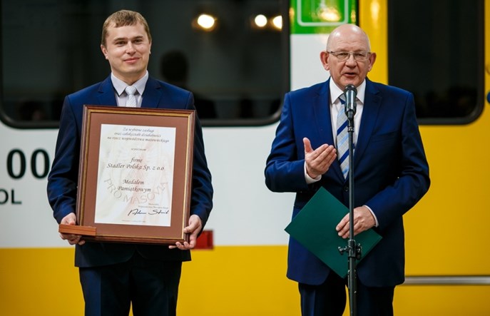 Stadler Polska wyróżniony medalem „Pro Masovia” 