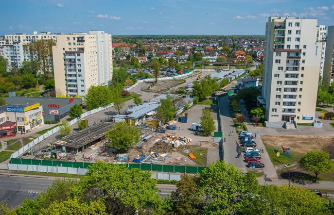 Metro:  Przygotowania do budowy ścian szczelinowych na Trockiej