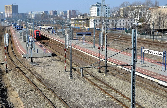 PKP PLK dobuduje peron na Warszawie Gdańskiej