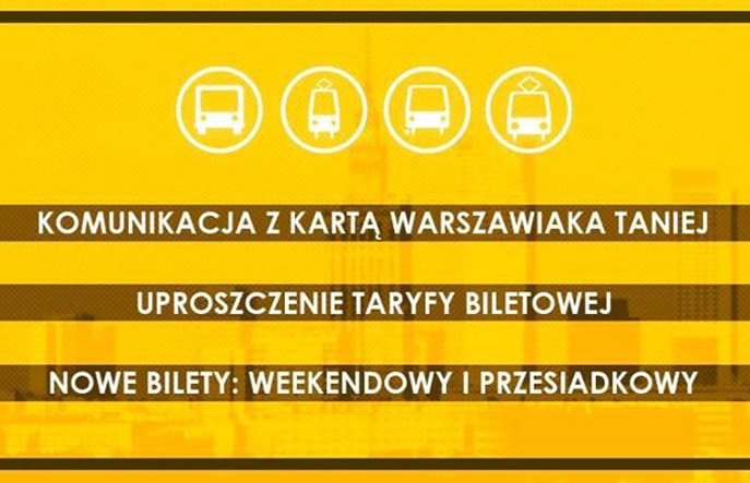 Warszawa: Podwyżka cen biletów bez podwyżki 