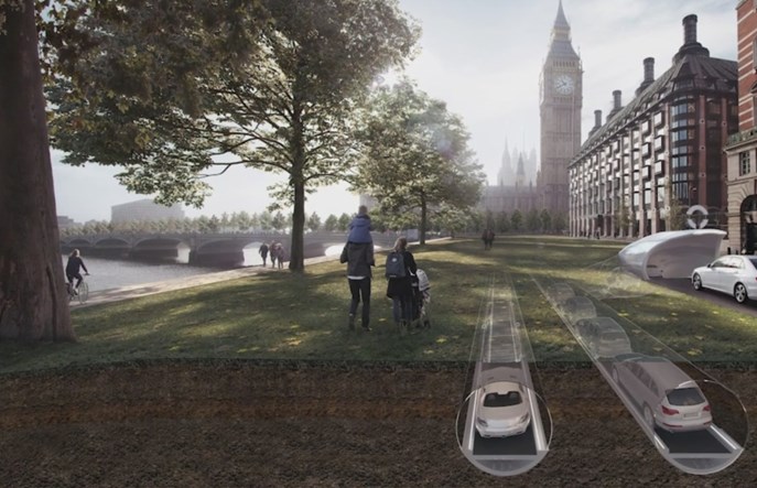 Londyn. CarTube, czyli samochody autonomiczne… w tunelu?