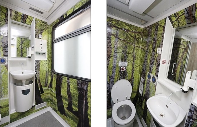 Koleje Czeskie ozdabiają toalety w pociągach