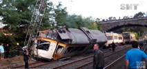 Wykolejenie pociągu w Hiszpanii. Są ofiary śmiertelne